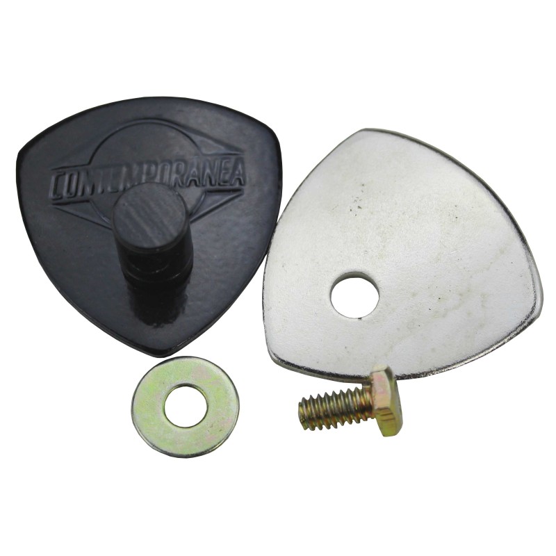 Attache nesting (escudo + reforço) + bala, noir